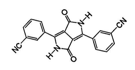 顏料橙71分子結(jié)構(gòu)圖