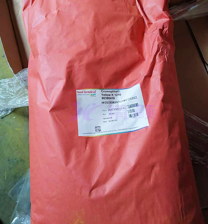 DIC鈦陽化學(xué)顏料K1210內(nèi)包裝實拍圖