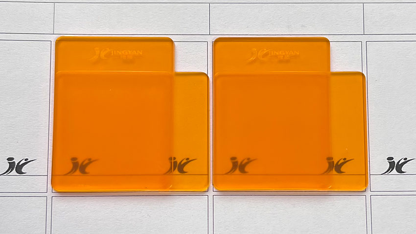 Ranbar Orange P230黃光橙有機顏料色卡展示